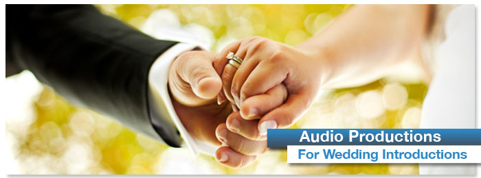 Impressive Audio for your Wedding Introduction